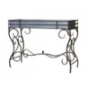 Kovový stolek na květiny s plechovým zinkovým boxem Plant table - 107*44*77cm