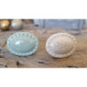 Zelená antik porcelánová úchytka s popraskáním Craez - 4*3 cm