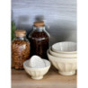 Set 5ks latté porcelánová miska s květy uvnitř Arés - Ø15*9 cm