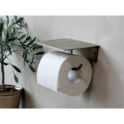 Bronzový antik kovový držák toaletního papíru - 17*7*10 cm