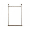 Bronzová antik závěsná šperkovnice na šperky a řetízky Vio - 33*6*48 cm