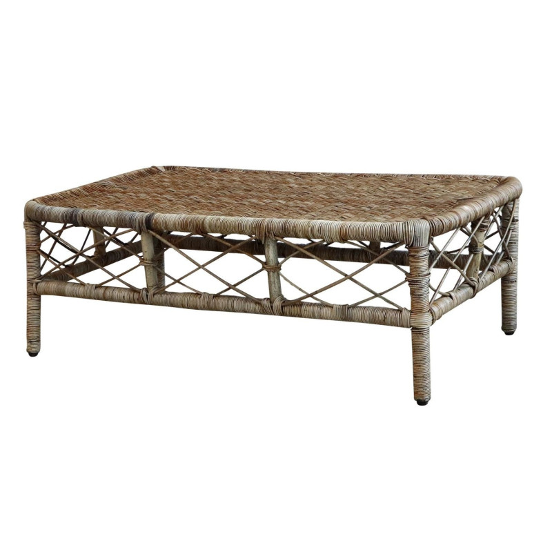 Přírodní ratanový coffee stolek Nantes - 105*60*35 cm