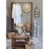 Hnědé ratanové ramínko na oděv Anor Wicker - 42*1*22cm