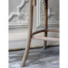 Přírodní dřevěná barová židle s ratanovým výpletem Old French chair - 43*51*103 cm