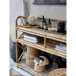 Ratanový regál s policemi Service table - 118*40*92cm