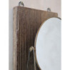 Hnědá antik dřevěná nástěnná polička Grimaud unique - 23*14*51cm