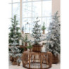 Zasněžený vánoční stromek jedle v jutě Fleur Fir Snow - 30cm