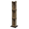 Dřevěný hnědý antik stojan na toaletní papír Brick Moulds - 15*95*10 cm
