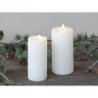 Krémová svíčka s glitry Rustic Candle  - Ø 5 *11cm / 27h