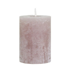 Taupe široká svíčka Macon Rustic taupe - Ø 7*10cm/ 40h