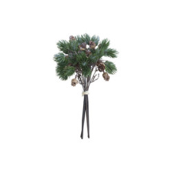 Vánoční zelená větvička se šiškami Fir Branch - 30cm