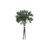 Vánoční zelená větvička se šiškami Fir Branch - 30cm