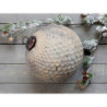 Veliká ozdoba s patinou skleněná koule Bauble antique - Ø 21cm