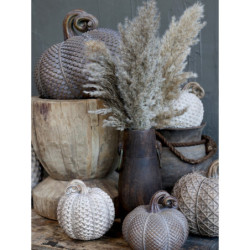 Latté antik dekorace dýně Pumpkin antique M - Ø 13,5*14 cm