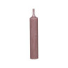 Taupe úzká krátká svíčka Short dinner candle - Ø 2 *11cm / 4.5h