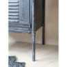 Černá antik kovová komoda Carine - 60*38*140cm