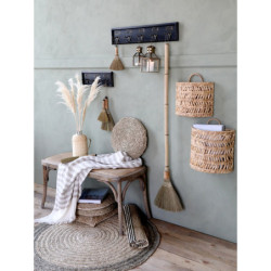 Přírodní závěsný koš z vodního hyacintu Baoli - 32*15*30cm