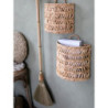 Přírodní závěsný koš z vodního hyacintu Baoli - 32*15*30cm