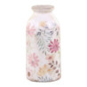 Keramická dekorační váza s květy Floral Auray - Ø 7*15cm