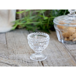 Skleněný držák na vajíčko Pearl - Ø5*5 cm