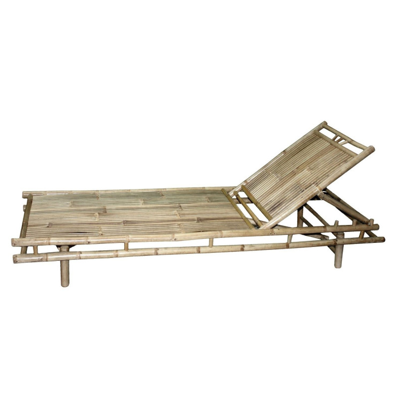 Přírodní bambusové lehátko Chair Bamboo Lyon - 210*80*28cm