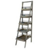 Hnědý antik dřevěný regál s košíky Cart No 5 - 42*70*170cm