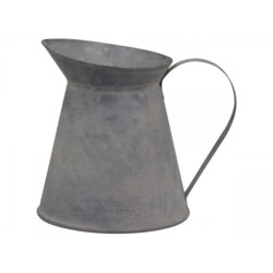 Dekorační plechový retro džbánek Jougy - Ø 12*13 cm