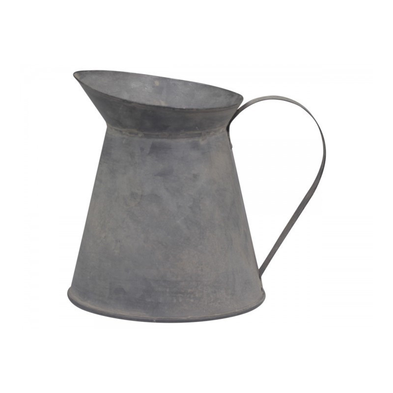 Dekorační plechový retro džbánek Jougy - Ø 12*13 cm