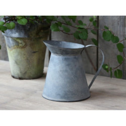 Dekorační plechový retro džbánek Jougy - Ø 12*13 cm