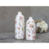 Keramická dekorační váza s květy Floral Étel - Ø 11*26cm