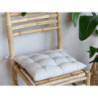 Taupe podsedák s výplní Nimes Seat - 40*40 cm