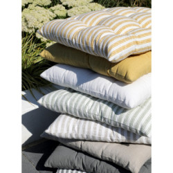 Taupe podsedák s výplní Nimes Seat - 40*40 cm