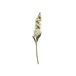 Dekorace umělá krémová květina Delphinium cream - 80 cm
