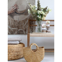Dekorace umělá krémová květina Anemone cream - 72 cm