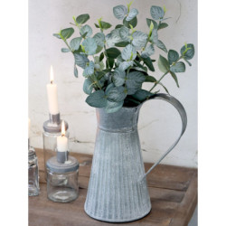 Dekorace umělá zelená květina Eucalyptus bouquet - 35 cm