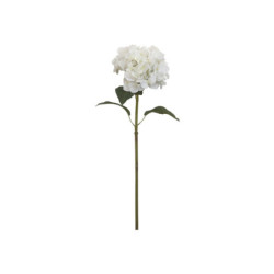 Dekorace umělá bílá květina Hortenzie Hydrangea white - 85 cm