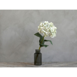 Dekorace umělá krémová květina Hortenzie Hydrangea cream - 85 cm