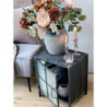 Dekorace umělá zelená květina Růže Rose dusty green - 75 cm
