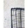 Zinkový antik drátěný košík Fil de fer Basket L - 29*13*22cm