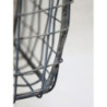 Zinkový antik drátěný košík Fil de fer Basket L - 29*13*22cm
