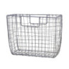 Zinkový antik drátěný košík Fil de fer Basket L - 29*13*22cm