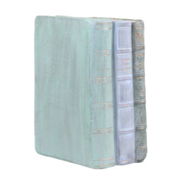 Opálová antik dekorace knihy Old French Books - 12*7*17cm