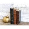 Hnědá antik dekorace knihy Old French Books - 14*12*20cm