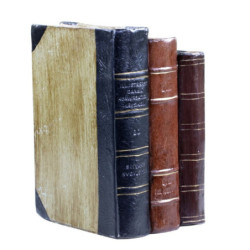 Hnědá antik dekorace knihy Old French Books - 14*12*20cm