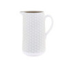 Zelený porcelánový džbán s ornamenty Arés Verte - 15*9*20cm / 1100ml