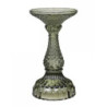 Zelený skleněný svícen Diamond - Ø 9*17 cm