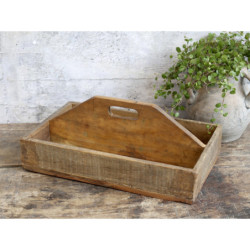 Dekorační dřevěný box s držadlem Grimaud - 43*25*18cm
