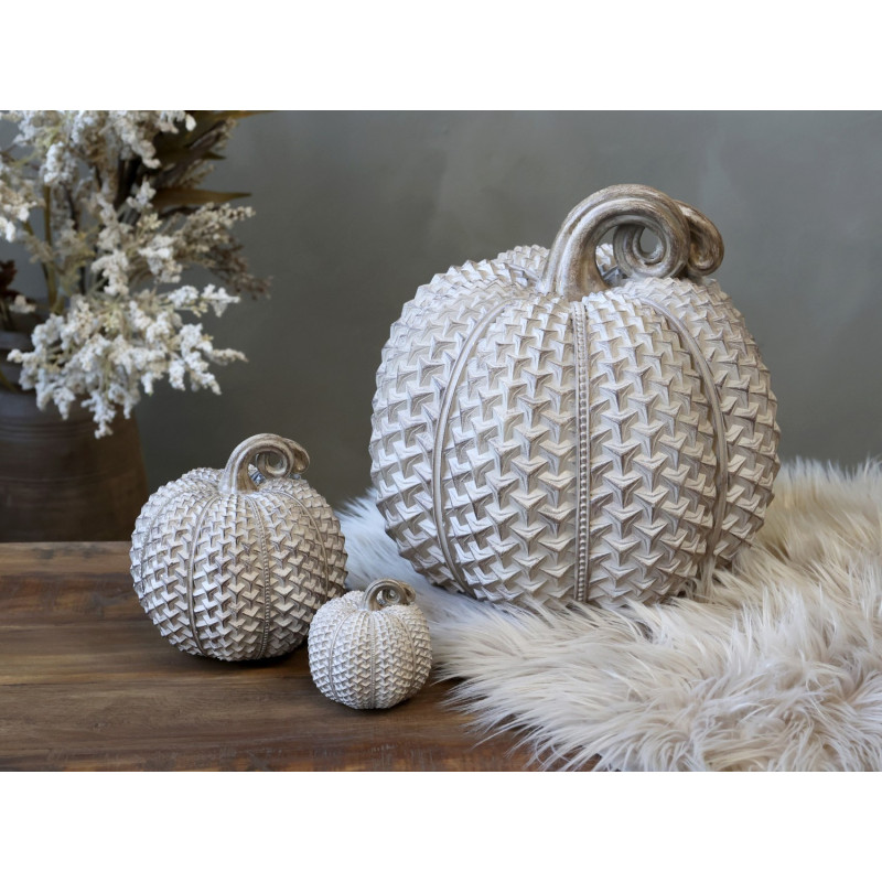 Latté antik dekorace dýně Pumpkin antique I S - Ø 7*8 cm