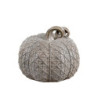 Hnědá latté dekorace dýně Pumpkin antique M - Ø 14*12cm