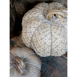Latté antik dekorace dýně Pumpkin antique I L - Ø 27*28 cm